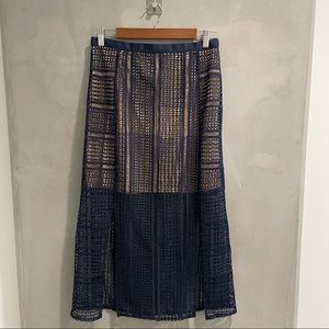 Topshop double layer skirt